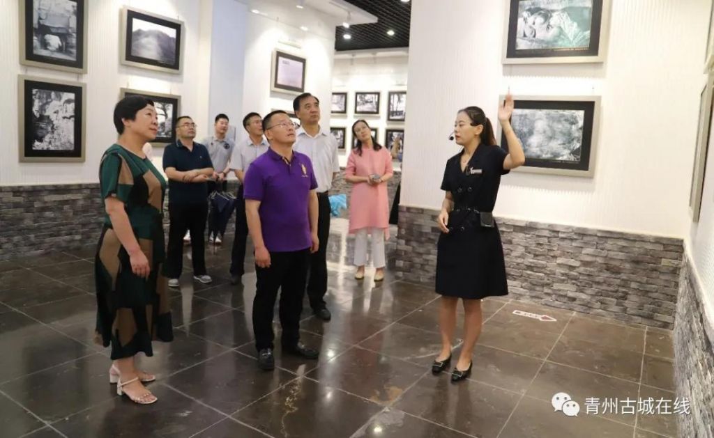 諸城市惠發集團董事長惠增玉帶隊到青州古城考察
