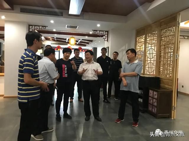昌邑市政府副市長郇金剛一行蒞臨青州考察