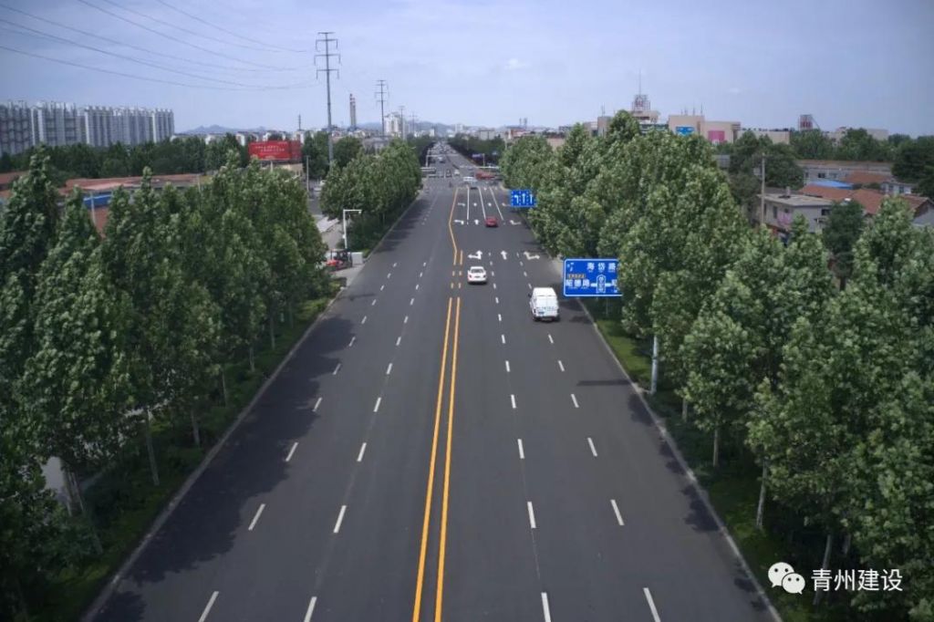 文明城市|青州市政道路建設快速推進