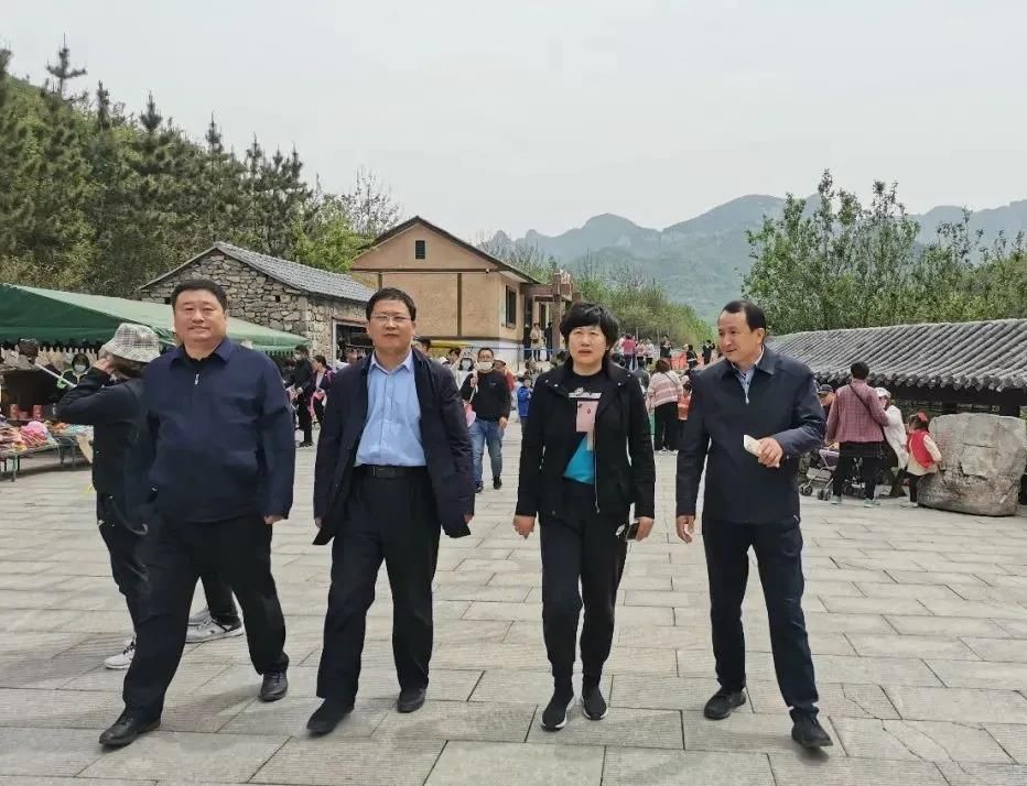 青州市領導到泰和山景區調研督導五一假日旅游安全工作