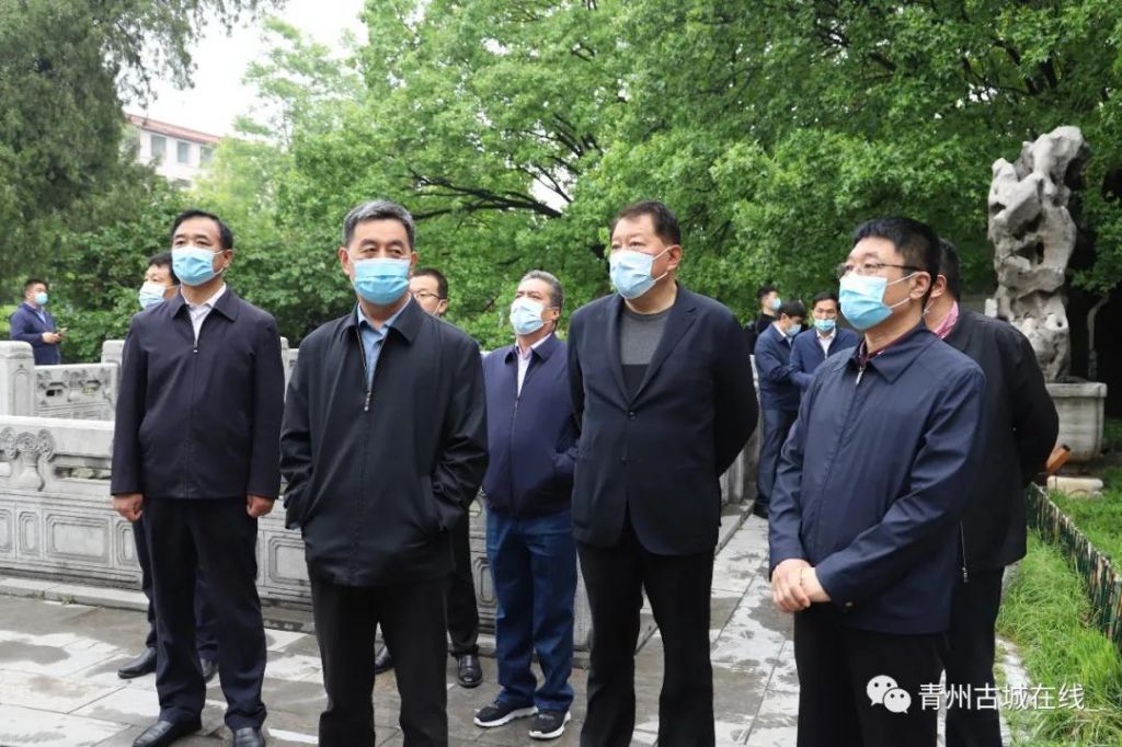 新疆和田地區設施農業考察團到青州古城考察