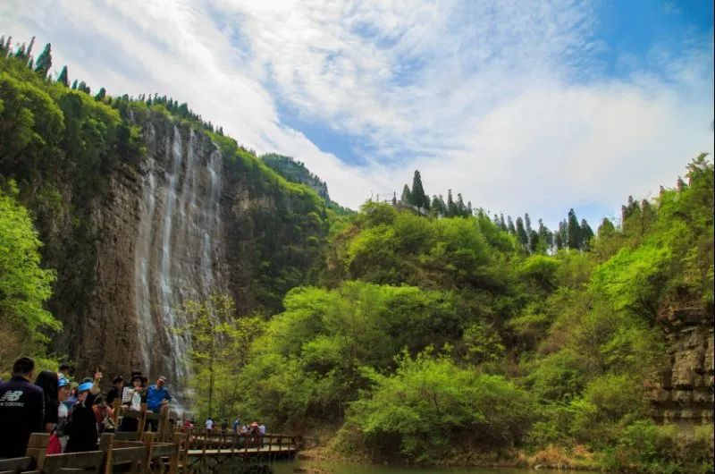 青州黃花溪驚現絕美景觀天雨擊鼓！